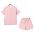 Комплект женский (футболка, шорты) «Каролина», цвет персиковый, размер 46 - Фото 9