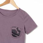 Комплект женский (футболка, бриджи) 300 Камуфляж № 5 цвет розовый, р-р 48 - Фото 3