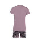 Комплект женский (футболка, шорты),цвет розовый размер 46 - Фото 3