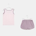 Комплект женский (майка, шорты) Весенний, цвет розовый, размер 42 - Фото 3