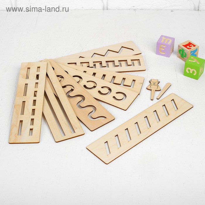 Межполушарные доски «Развивающие линейки», нейротренажёр - Фото 1