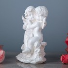 Статуэтка "Обнимающиеся ангелы", белая, 20 см - Фото 2