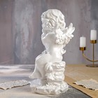 Статуэтка "Пара ангелов", белая, 36 см - Фото 4