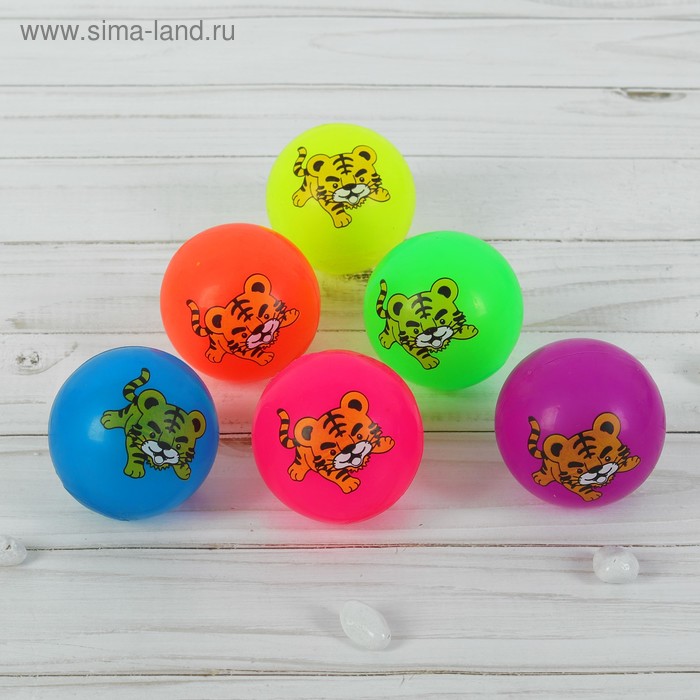 Мяч световой «Тигрёнок», цвета МИКС - Фото 1