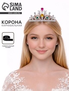 Корона на голову для девочки «Капелька», с гранями - Фото 1