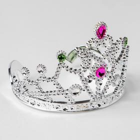 Корона на голову для девочки «Капелька», с гранями (комплект 12 шт)
