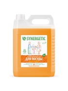 Средство для мытья посуды Synergetic, антибактериальный гель, биоразлагаемый, апельсин, 5 л - Фото 2