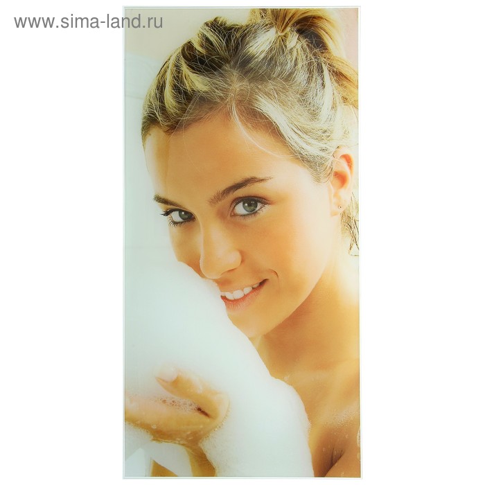 Картина для бани «Портрет девушки», 25х50 см - Фото 1