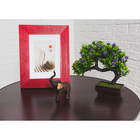 Фигурка полистоун «Слон африканский коричневый», золотые ушки, 12×4.3×9.5 см - Фото 5