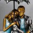 Сувенир полистоун романтика "Влюблённые под зонтом" 17,5х14,5х10,5 см - Фото 5