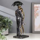 Фигурка полистоун романтика «Поцелуй под дождём», 29.5×11×8 см - Фото 3