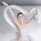 Сувенир полистоун "Балерина с белым шарфом" 16,5х9х6 см - Фото 2
