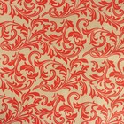 Бумага упаковочная крафт "Ветки бордовые", 0.6 x 10 м, 40 гр/м2 - Фото 2