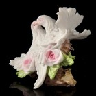 Сувенир полистоун "Два голубя на коряге с розами" МИКС 6х6,5х3,5 см - Фото 3