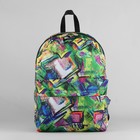Рюкзак молодёжный, отдел на молнии, наружный карман, цвет разноцветный - Фото 2
