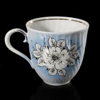 Сервиз чайный на 6 персон "Витая. Белые цветы", чашки 250 мл, отводка золотом - Фото 5