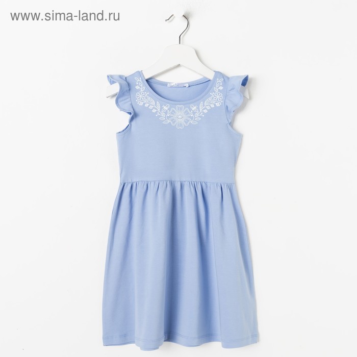 Платье для девочки, рост 98 см, цвет сиреневый - Фото 1