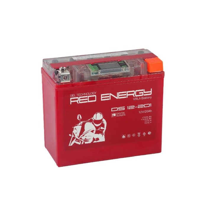 Аккумуляторная батарея Red Energy DS 12-201(YTX20L-BS,YTX20HL-BS,YB16L-B)12V,18Ач,обратная - Фото 1