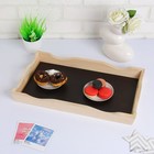 Поднос для завтрака Дарим Красиво, дерево, 49×6×28.5 см, чёрный - Фото 1