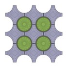 Форма для тротуарной плитки «Звезда большая», 32.5 × 32.5 × 4.5 см, Ф31010 - Фото 4