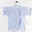 Рубашка для крещения А.0055-44, голубой, рост 68 см - Фото 1