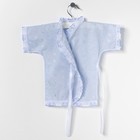 Рубашка для крещения А.0055-44, голубой, рост 68 см - Фото 3
