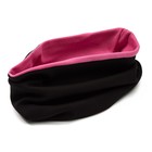 Комплект детский шапка+снуд "Колпак", размер 40-45 см, цвет черный/розовый - Фото 3