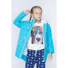 Куртка для девочки «Алиса», рост 134 см, цвет бирюзовый - Фото 4