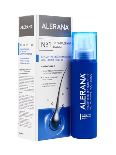 Сыворотка для волос Alerana «Растительный стимулятор роста», 100 мл
