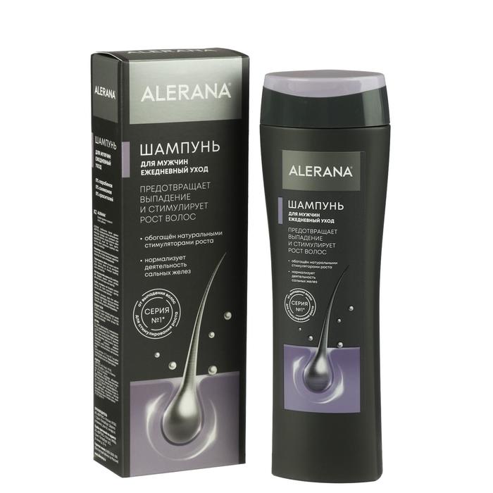 Шампунь для волос Alerana «Ежедневный уход», для мужчин, 250 мл - Фото 1