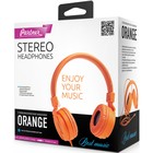 Наушники Partner (031143) Orange, накладные, оранжевые - Фото 2