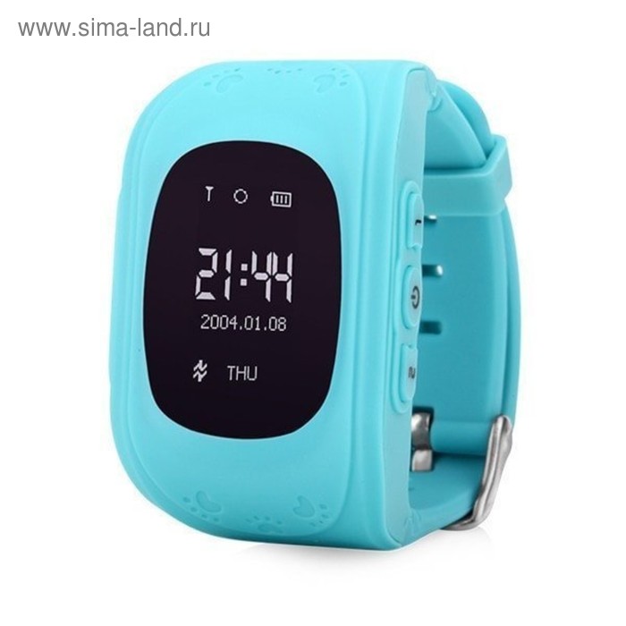 Смарт-часы Smart Baby Watch Q50, детские, дисплей 0.96", голубые - Фото 1