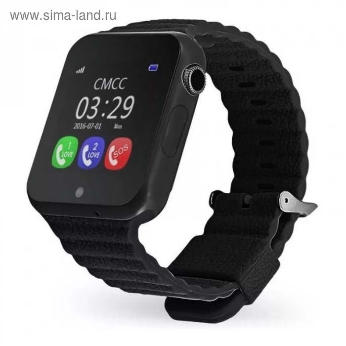 Смарт-часы Smart Baby Watch X10, детские, цветной дисплей 1.54", чёрные - Фото 1