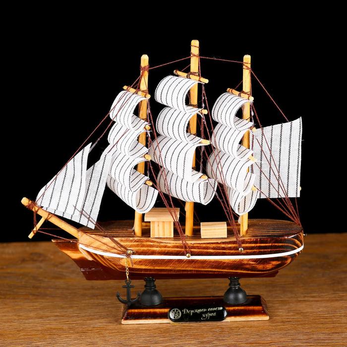 Корабль сувенирный малый «Акару», 20 × 4,5 × 19 см - Фото 1