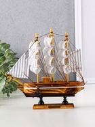 Сувенирная модель корабля «Акару», 20×4.5×19 см - Фото 7