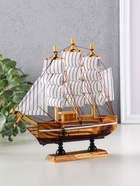 Сувенирная модель корабля «Акару», 20×4.5×19 см - Фото 8