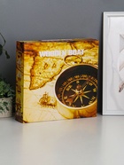 Сувенирная модель корабля «Флора», борта чёрные с белой полосой, паруса алые, 32×6.5×31 см - Фото 11