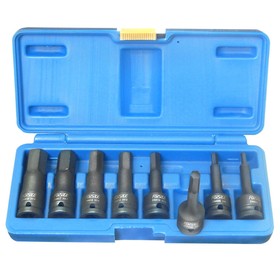 

Набор головок бит Forsage F-4087MPB, ударных, 1/2", H5-H19, 8 предметов, кейс