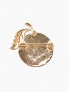 Брошь «Мандарин», цветная в золоте - Фото 3