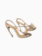 Брошь «Туфель пара», красная, белый в золоте - Фото 2