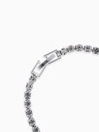 Браслет со стразами "Лёд" элегантность, 1 ряд, цвет белый в серебре, 18см - фото 809268942