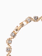 Браслет со стразами «Лёд» ручей, цвет белый золоте, 18 см 2757388