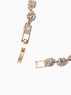 Браслет со стразами «Лёд» ручей, цвет белый золоте, 18 см 2757388