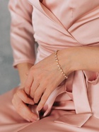 Браслет со стразами «Лёд» ручей, цвет белый золоте, 18 см 2757388