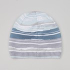 Шапка для мальчика, размер 50-52 см, цвет серый/голубой 2828 - Фото 2