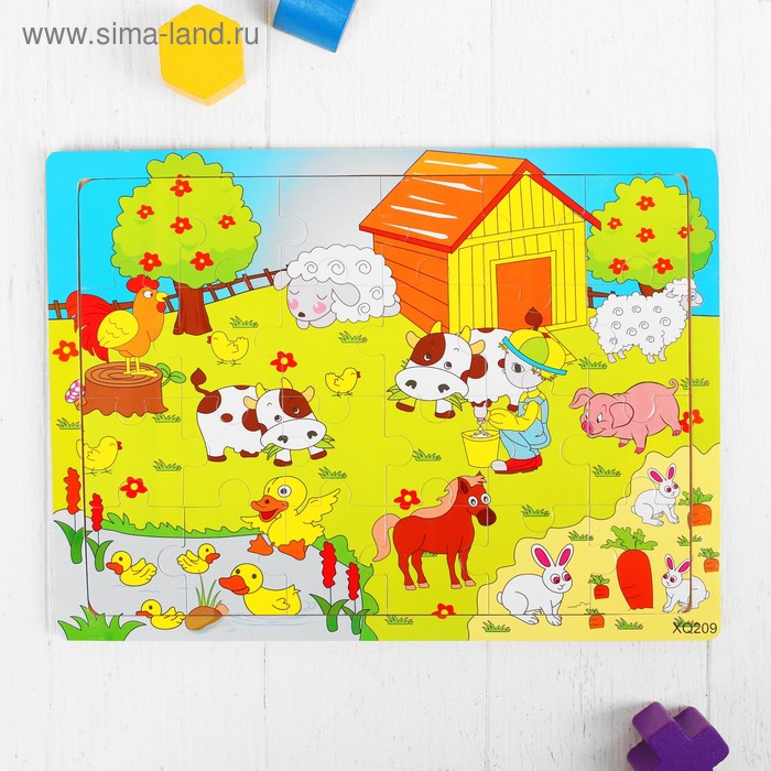 Пазл «Моя ферма» - Фото 1