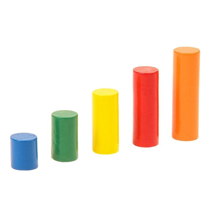 Головоломка «Столбики логические», 25 цветных фигур - фото 1883205507