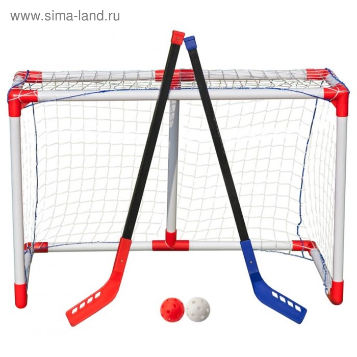 Комплект для игры в хоккей с мячом, флорбол Junior Hockey - Фото 1