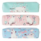 Пенал школьный «Кошки», на молнии, МИКС - Фото 1