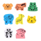 Шнуровка в банке 40 деталей «Животные», 2 иглы, 2 шнурка, МИКС - Фото 8